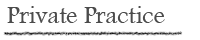 Private Practice button